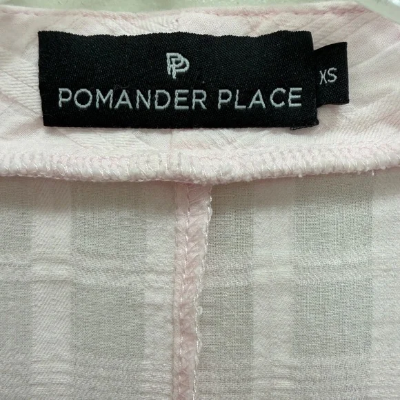 Pomander Place Tuckernuck Carolina Kaftan Maxi Dress Cover Up Pink Size XS